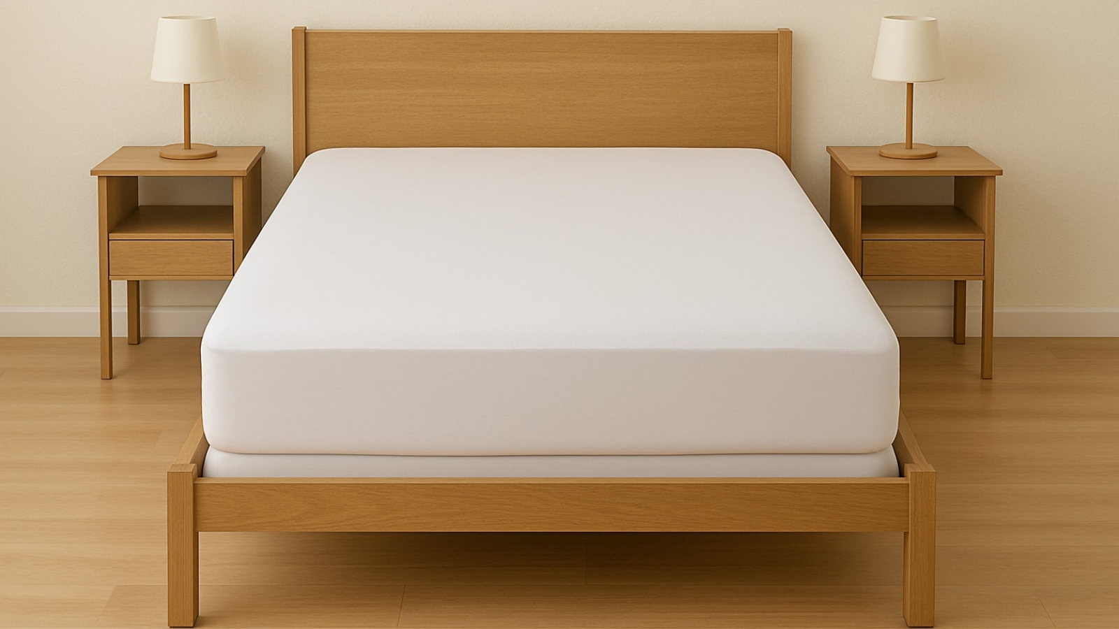 white bed sheet hotel